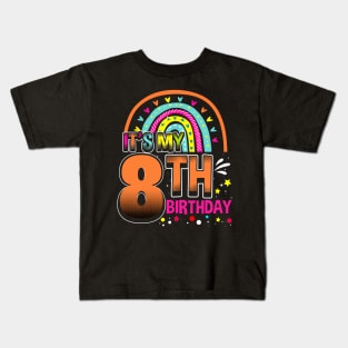 Daughter 8th Birthday for 8 year old girlie Kids T-Shirt